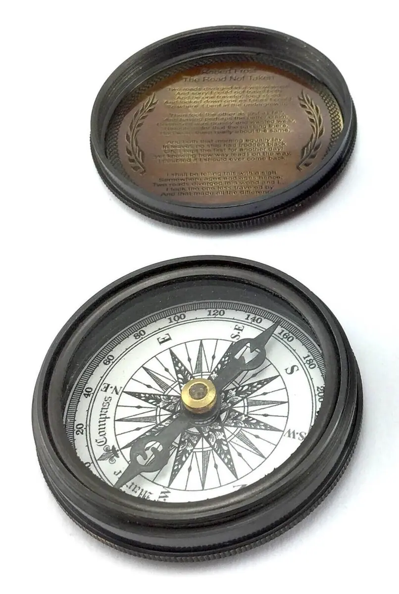 Marine Kompass 1920 aus Messing [brüniert]