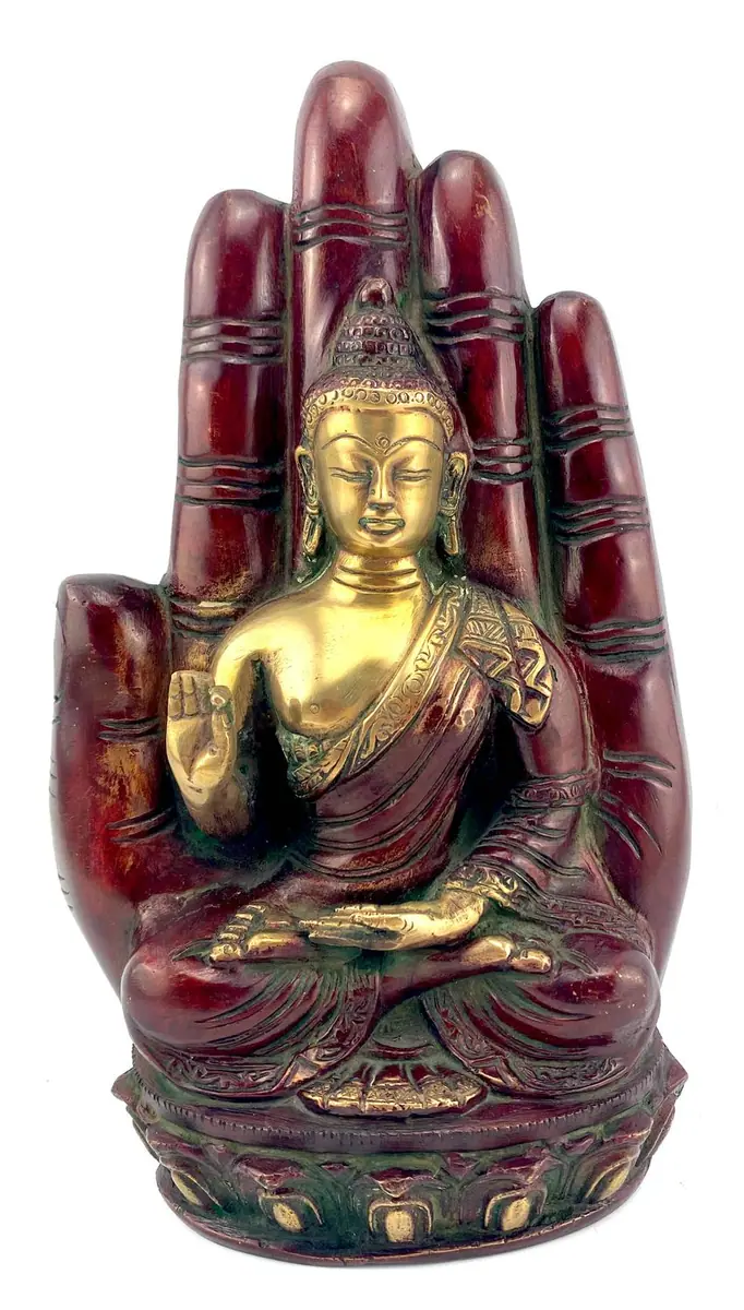 Buddha auf Hand