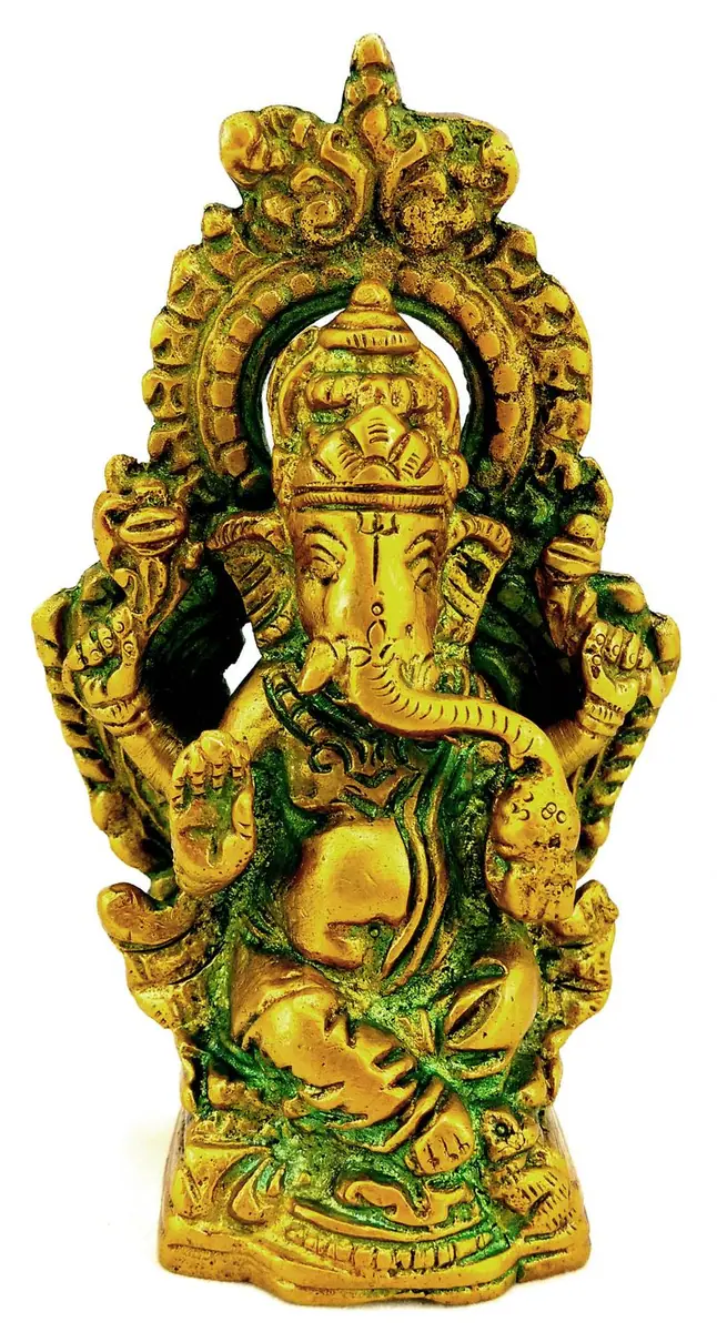 Ganesha auf Thron · Ganapati