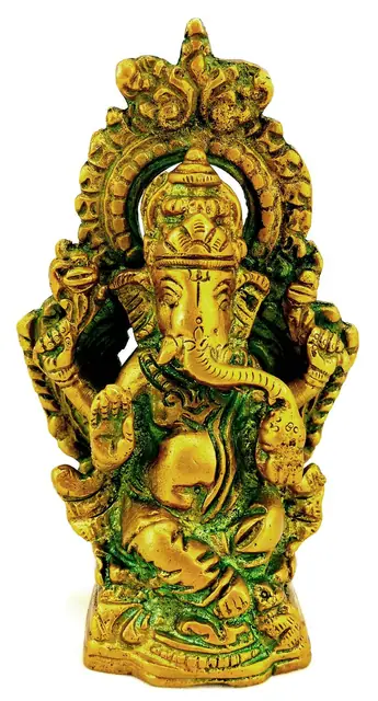 Ganesha auf Thron · Ganapati